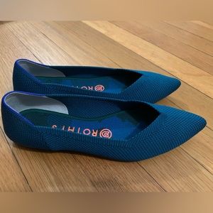 Rothy’s Size 6.5 Deep Teal Points